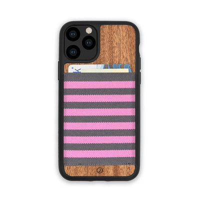 Pink and Gray Stripe