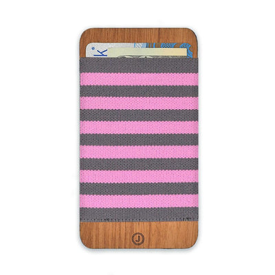 Pink and Gray Stripe